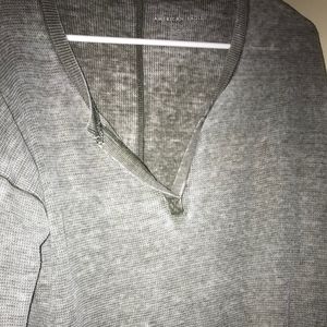 olive green American Eagle long sleeve